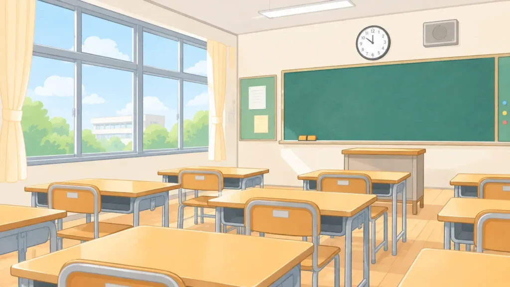 通常学級との交流が日常的になった学校生活をイメージした教室